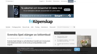 
                            12. Svenska Spel stänger av lottombud - Fri Köpenskap