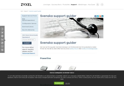 
                            7. Svenska support guider | ZyXEL