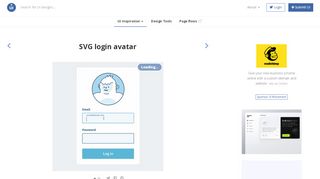 
                            10. SVG login avatar - UI Movement