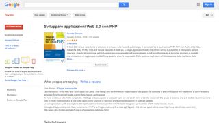 
                            12. Sviluppare applicazioni Web 2.0 con PHP - Результат из Google Книги