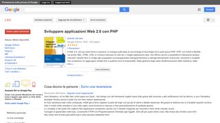 
                            10. Sviluppare applicazioni Web 2.0 con PHP