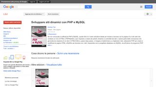 
                            10. Sviluppare siti dinamici con PHP e MySQL