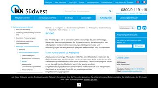 
                            9. sv.net: online Dokumente übermitteln | IKK Südwest
