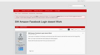 
                            4. SW Amazon Facebook Login doesnt Work - Com2us Forums