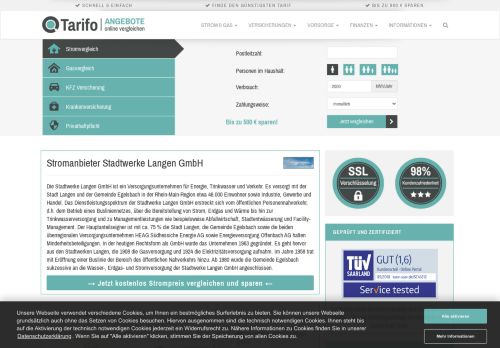 
                            3. SW Langen Strom: Stromtarife vom Stromanbieter Stadtwerke Langen ...