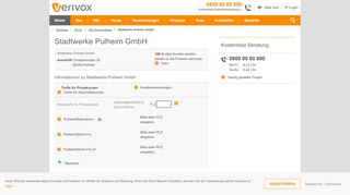 
                            5. Sw Pulheim: Strompreise im Überblick - Verivox