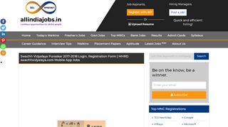 
                            6. Swachh Vidyalaya Puraskar 2017-2018 Login, Registration Form ...