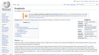 
                            13. Swagbucks - Wikipedia