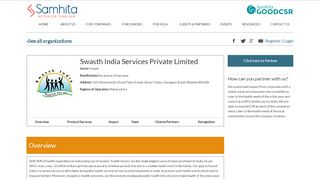 
                            10. Swasth India Services Private Limited | Samhita