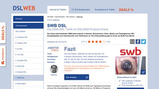 
                            12. SWB DSL Angebote für Bremen, Bremerhaven, Stuhr, Weyhe und ...