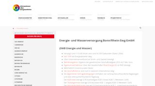 
                            11. SWB Energie und Wasser - Energieanbieterinformation