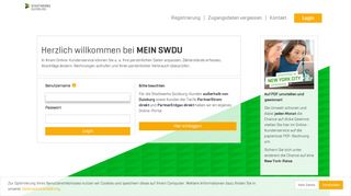 
                            8. SWDU: Login - Duisburg