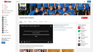 
                            8. Sweden Sport Academy - YouTube