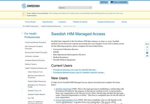 
                            11. Swedish Care Link | Swedish Medical Center Seattle and Issaquah