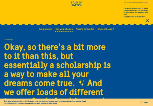 
                            2. Swedish Institute scholarships - Study in Sweden