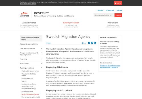 
                            7. Swedish Migration Agency - Boverket - Boverket