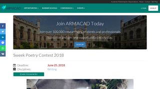 
                            7. Sweek Poetry Contest 2018 - ARMACAD