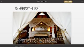 
                            11. Sweepstakes - Oprah.com
