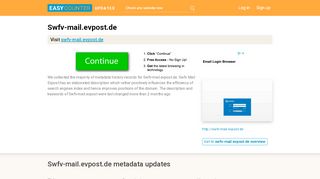 
                            7. Swfv Mail Evpost (Swfv-mail.evpost.de) - Zimbra Web Client Sign In