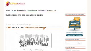 
                            5. SWG: guadagna con i sondaggi online | Offerte in Corso