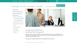 
                            2. SWICA – Web-Portal-Anmeldung