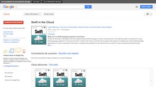 
                            11. Swift in the Cloud - Resultado de la Búsqueda de libros de Google