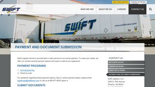 
                            10. Swift Logistics - Payment and Document Submission