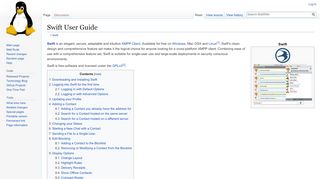 
                            6. Swift User Guide - MattWiki - Matt Rude's Wiki