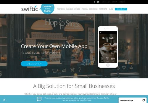 
                            10. Swiftic: iPhone & Android App Maker - Create Your Own App in Minutes!