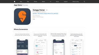 
                            2. Swiggy Owner on the App Store - iTunes - Apple