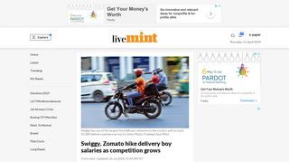 
                            11. Swiggy, Zomato hike delivery boy salaries as competition grows