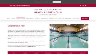 
                            9. Swimming Pool Dublin 8 | St James's Gate Health & Fitness Club