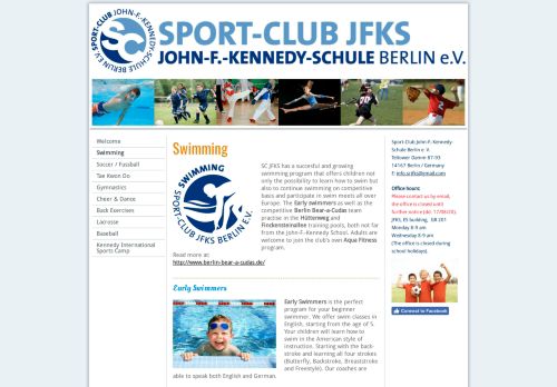
                            5. Swimming - Sport-Club John-F.-Kennedy School Berlin eV