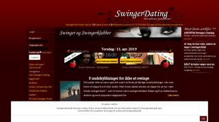 
                            5. SwingerDating.dk: Swinger og Swingerklubber