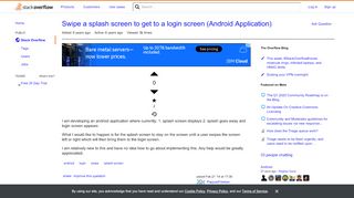 
                            13. Swipe a splash screen to get to a login screen (Android ...