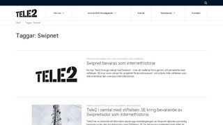 
                            3. Swipnet | Tele2 Sverige