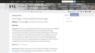 
                            7. Swirl Sign in Intracerebral Hemorrhage