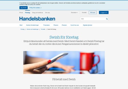 
                            9. Swish för företag | Handelsbanken