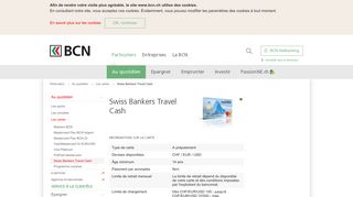 
                            12. Swiss Bankers Travel Cash | Banque Cantonale Neuchâteloise