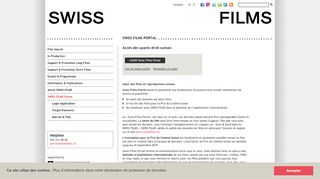 
                            11. SWISS FILMS: SWISS FILMS Portal