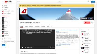 
                            11. Swiss International Air Lines - YouTube