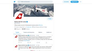 
                            9. Swiss Intl Air Lines (@FlySWISS) | Twitter
