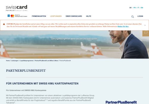 
                            7. SWISS KMU Kartenpaket – PartnerPlusBenefit ... - companycards.ch