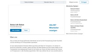 
                            10. Swiss Life Select | LinkedIn