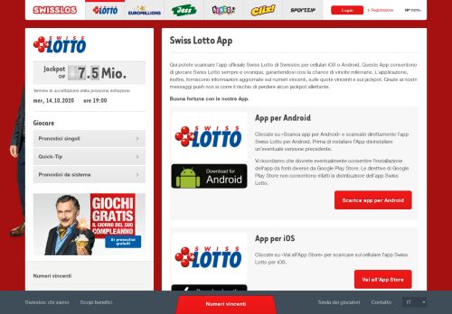 
                            6. Swiss Lotto App - Swisslos