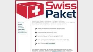 
                            3. SWISS Paket