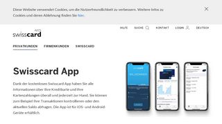 
                            8. Swisscard App – Services – Swisscard AECS
