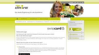 
                            10. Swisscard Login - mydrivecard.ch