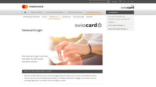 
                            7. Swisscard Login - MyMastercard