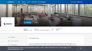 
                            6. Swisscom AG - 13 Stellenangebote auf jobs.ch